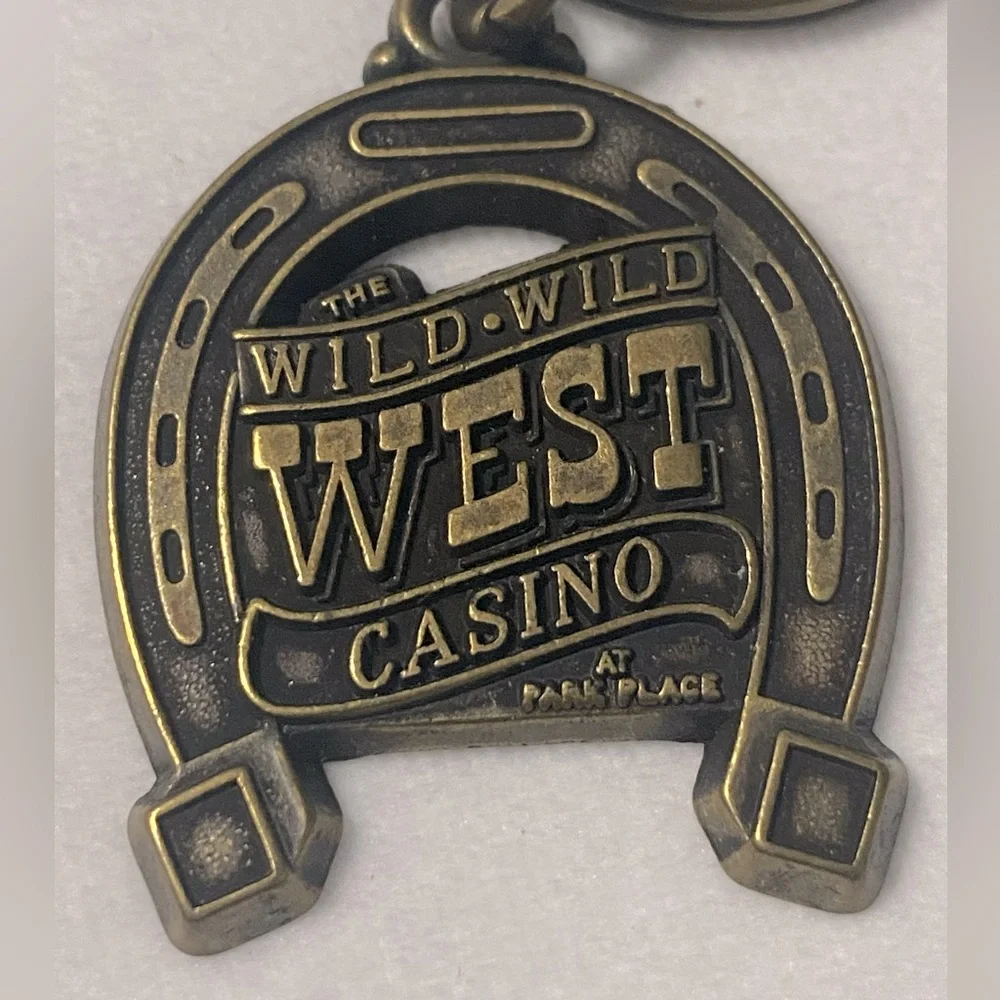 Vintage Wild Wild West Casino at Park Place Keychain